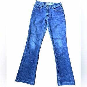 Y2K 90’S PARASUCO Jeans Women's Size 26 Style 8121 Blue Denim Flair Retro Logo